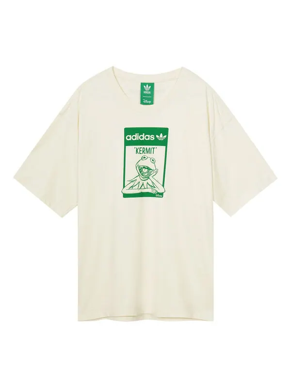 Футболка оригиналы футболка kermit f напечатанный унисекс молочно- Adidas — изображение 1 из 4, белый