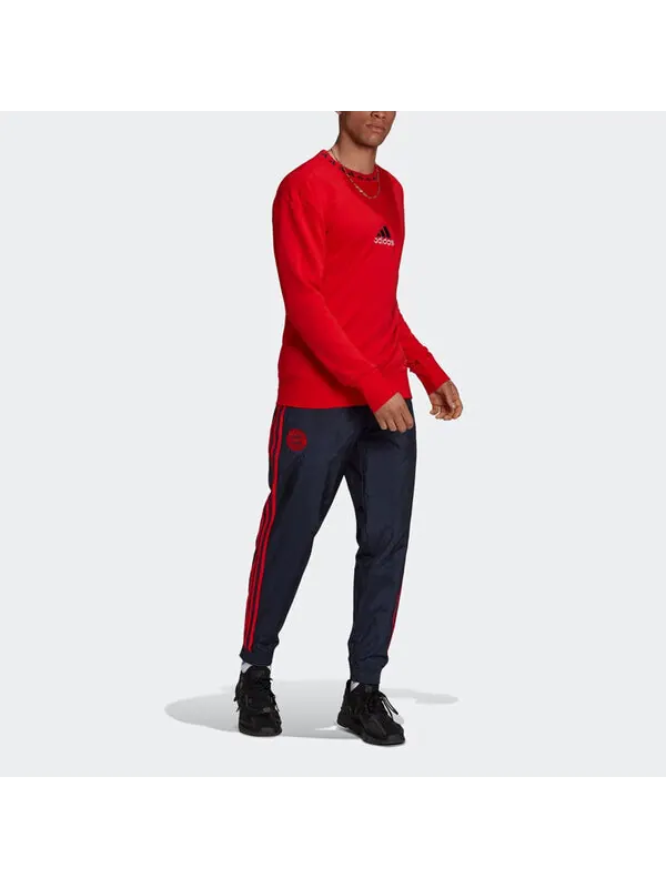 Толстовка adidas Fcb Icon Cr Swt Logo Bayern Munich Pattern Soccer/Football Sports Red — изображение 3 из 3, красный