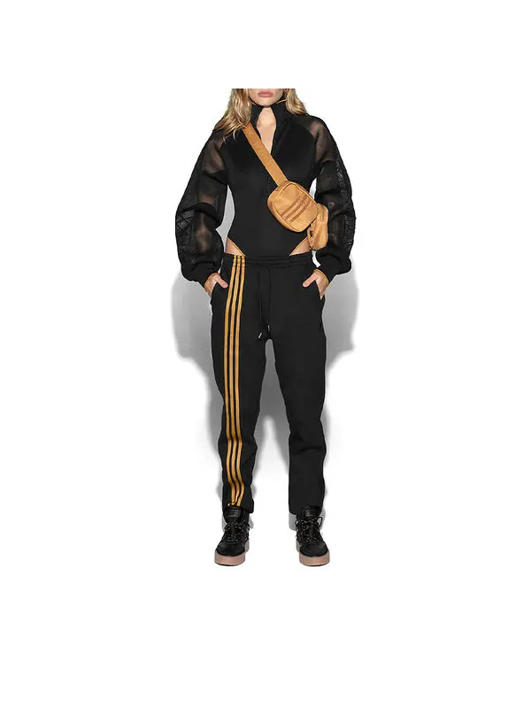Спортивные штаны adidas x Ivy Park Unisex Sports Pants Black — изображение 4 из 4, черный
