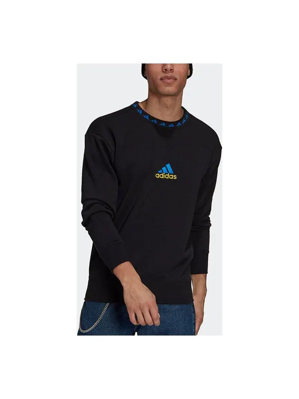 Толстовка Men's adidas Soccer/Football Training Sports Pullover 21-22 Season Manchester United Black — изображение 1 из 2
