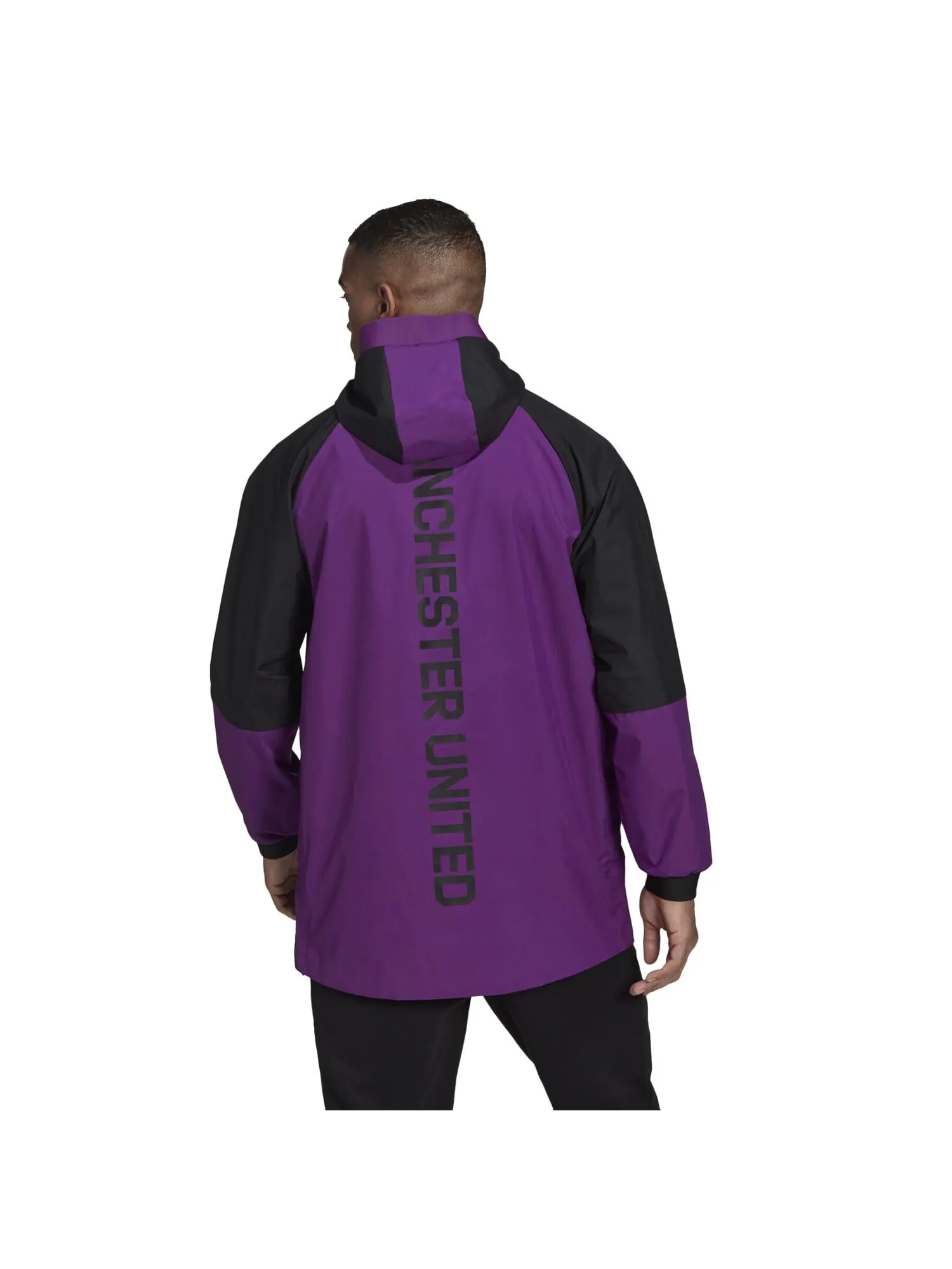 Куртка Adidas Manchester United Travel Drill — изображение 4 из 10, фиолетовый