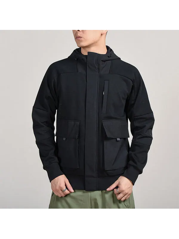 Куртка Men's adidas Sports Windproof Jacket Black — изображение 3 из 3, черный