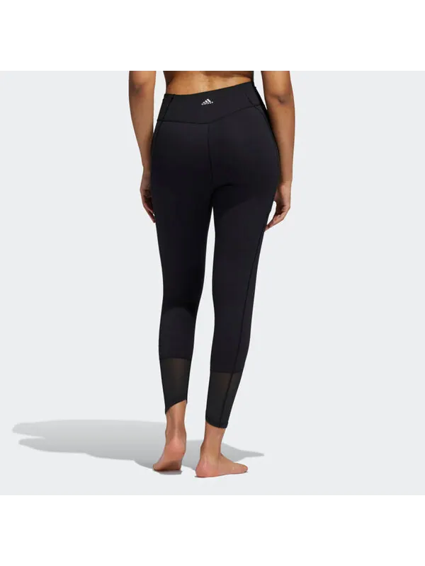 Брюки casual sports tight gym pants black Adidas — изображение 3 из 4, черный