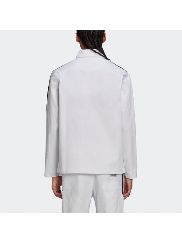 Куртка adidas originals x NOAH Crossover Logo Stripe Jacket White — изображение 4 из 4, белый