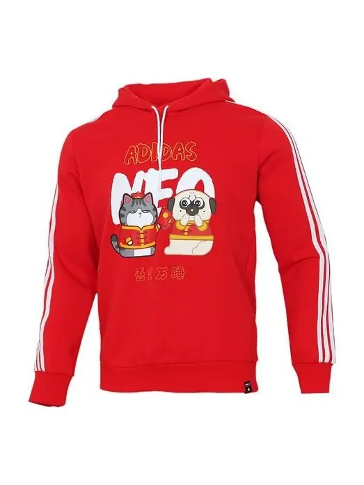 Толстовка adidas neo x Crossover M Cny Ww Hdy Cartoon Printing Sports Pullover New Year's Edition — изображение 1 из 4