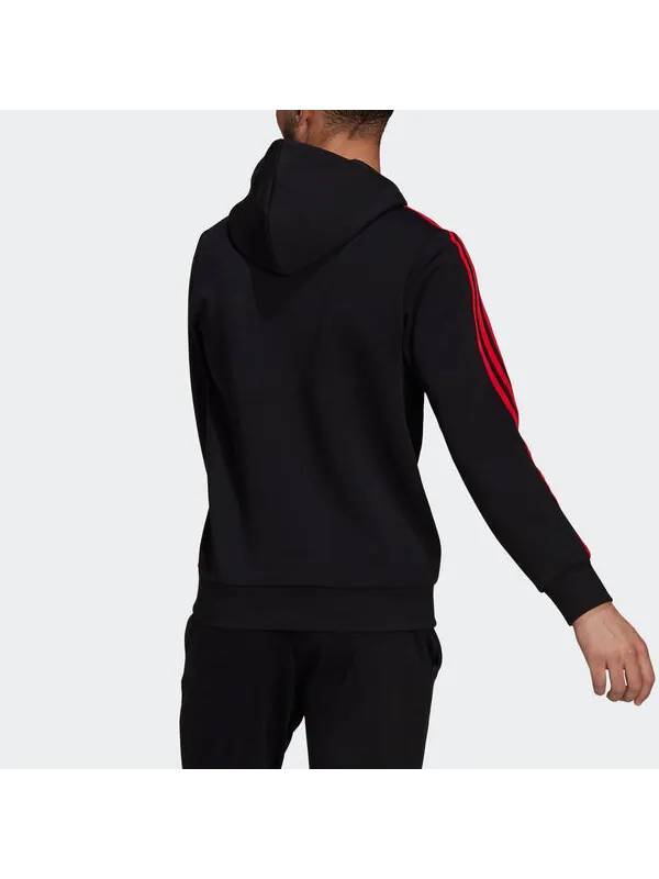 Толстовка Men's adidas neo x Crossover Cny Ww Hdy Cartoon Printing Sports Pullover Black — изображение 3 из 4, черный