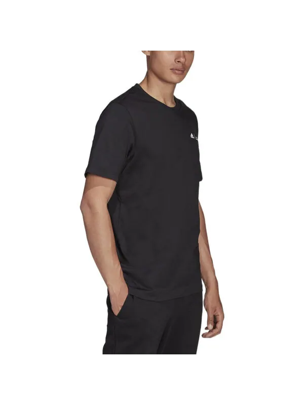 Футболка Men's adidas Cartoon Skateboard Juvenile Logo Printing Round Neck Short Sleeve Black — изображение 3 из 4, мульти
