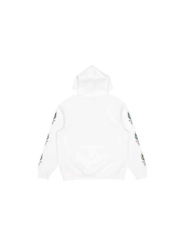 Толстовка adidas neo Basketball Printing Loose Sports White — изображение 2 из 4, белый