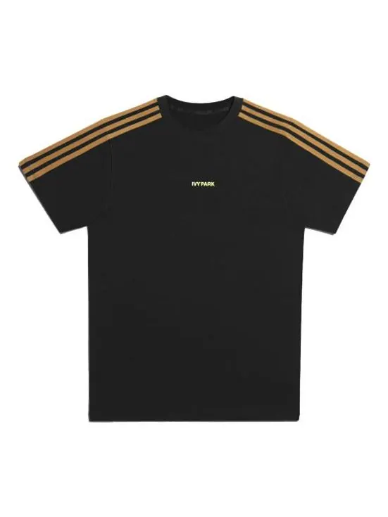 Футболка adidas originals x Ivy Park 4 Crossover Embroidered Logo Round Neck Short Sleeve Black T-Shirt — изображение 1 из 7