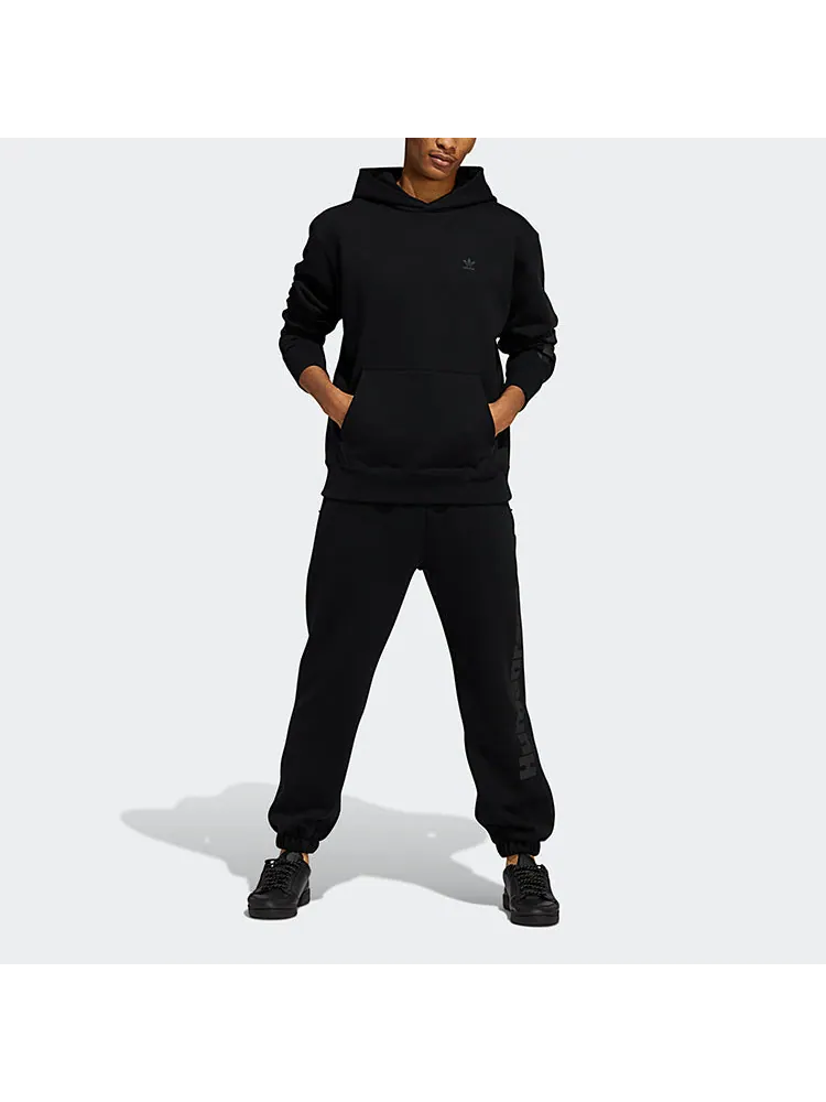 Худи adidas Pw Bf Bas Hood Basic Sporty Terry Hooded Sweater Unisex Black — изображение 4 из 7, черный