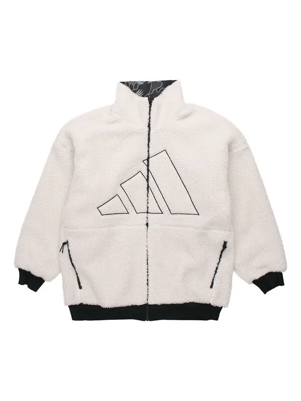 Куртка adidas Aop Rev Jkt Reversable Fleece Jacket Men Grey — изображение 1 из 4, серый