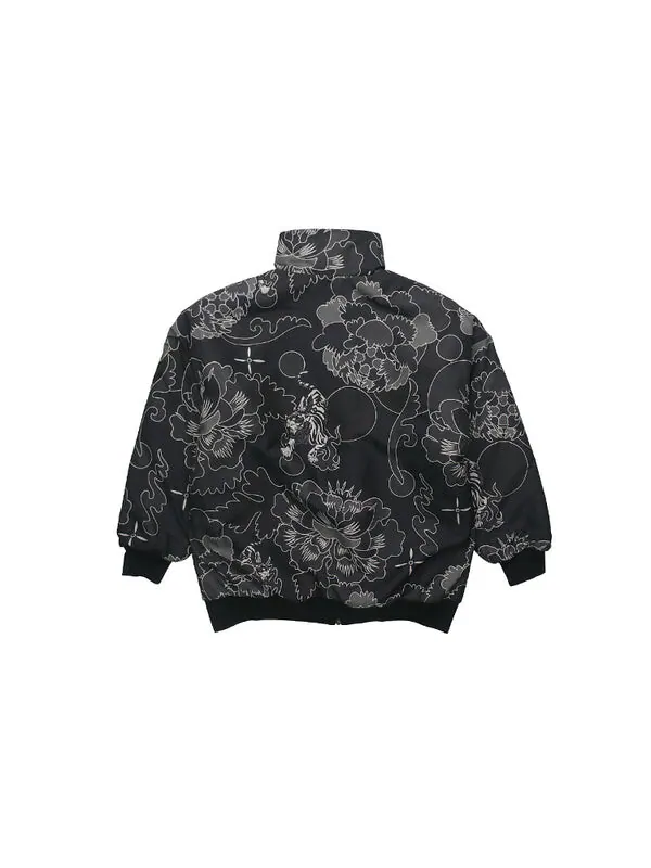 Куртка adidas Aop Rev Jkt Reversable Fleece Jacket Men Grey — изображение 4 из 4, серый