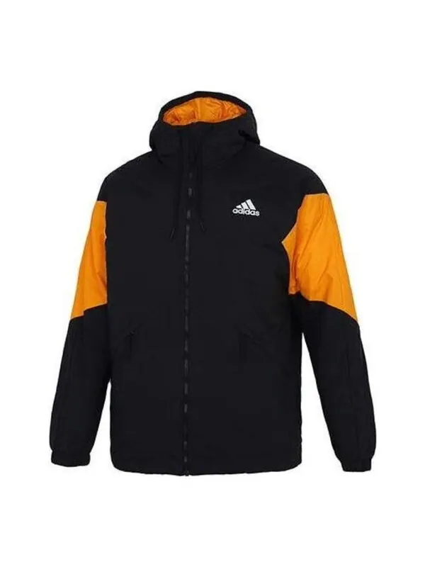 Куртка обратно к спортивной куртке Adidas — изображение 1 из 4, черный/оранжевый