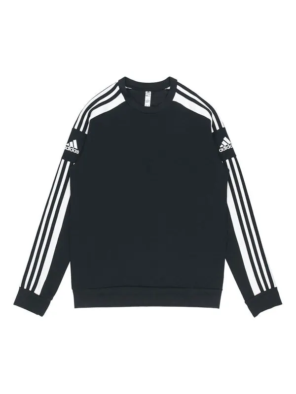 Толстовка adidas Round Neck Pullover Long Sleeves Black — изображение 1 из 4, черный