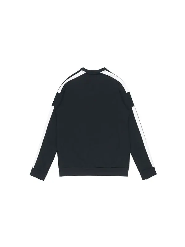 Толстовка adidas Round Neck Pullover Long Sleeves Black — изображение 2 из 4, черный