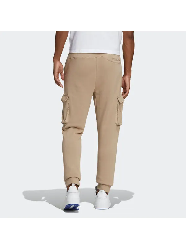 Спортивные штаны adidas originals Embossed Pant Cargo Pocket Bundle Feet Casual Sports Pants Khaki — изображение 4 из 4