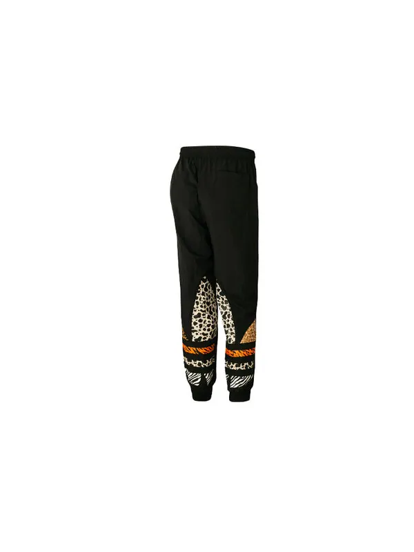 Спортивные штаны adidas originals x Atmos Crossover Leopard print Logo Bundle Feet Sports Pants — изображение 2 из 4, черный
