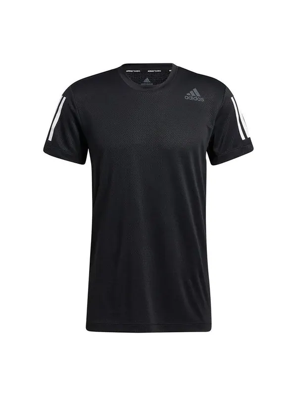 Футболка h.rdy warri tee contrasting colors breathable sports short sleeve black Adidas — изображение 1 из 3, черный