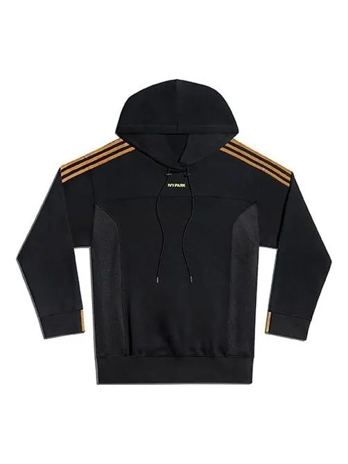 Толстовка adidas x Ivy Park Unisex Embroidery Logo Black — изображение 1 из 4, черный