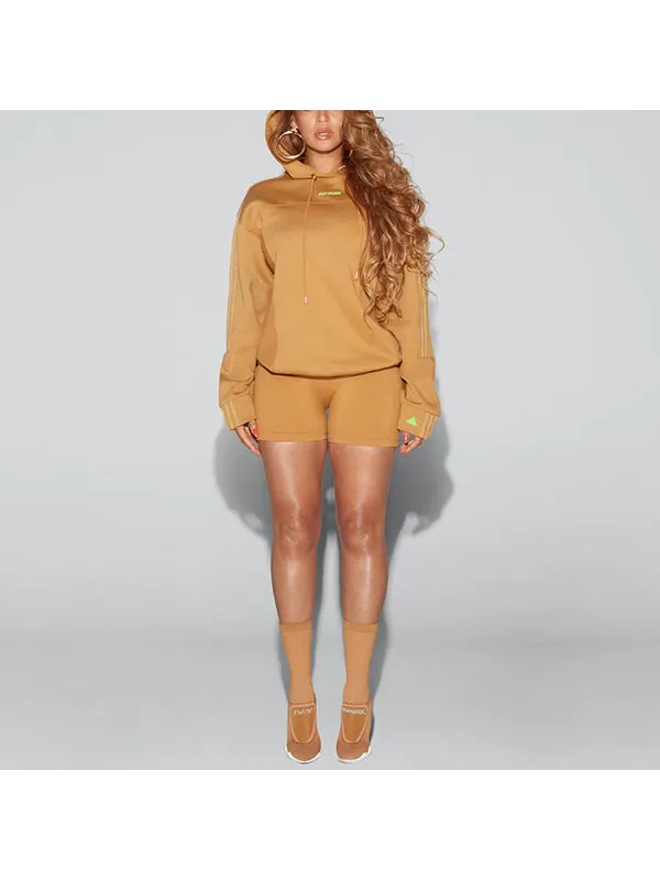 Толстовка adidas originals x IVY PARK Crossover Solid Color Splicing Detail hooded Sports Couple — изображение 3 из 4
