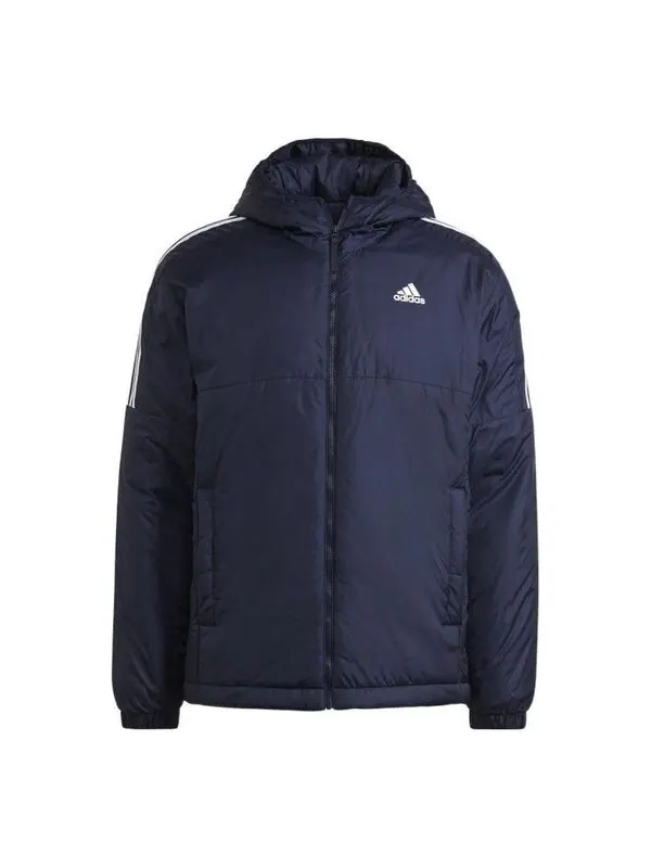 Куртка Essentials утепленная куртка с капюшоном Adidas — изображение 1 из 4, темно-синий