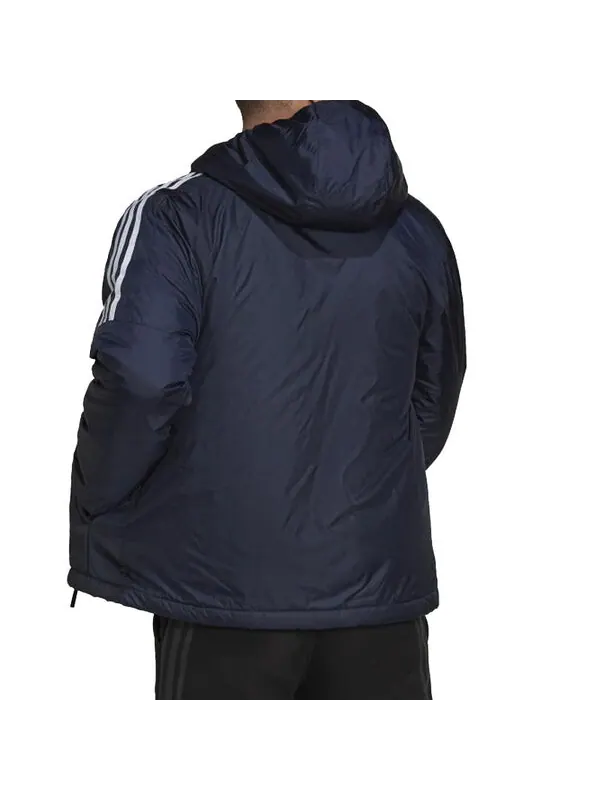 Куртка Essentials утепленная куртка с капюшоном Adidas — изображение 3 из 4, темно-синий