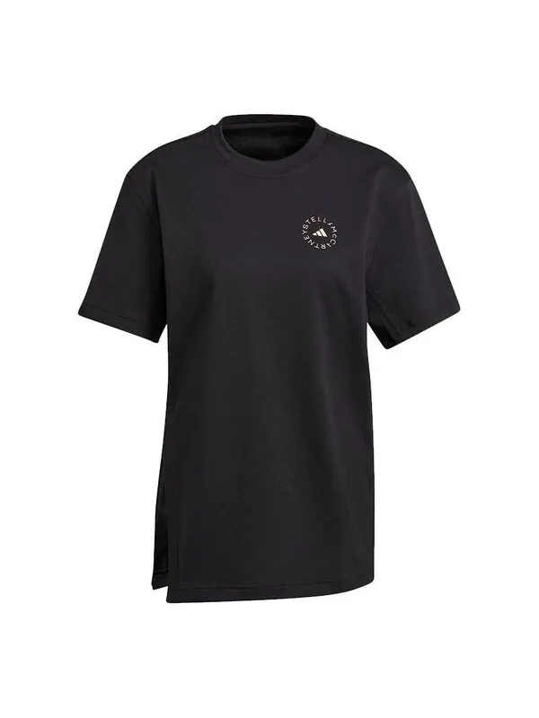 Футболка asmc c tee small logo sports round neck short sleeve black Adidas — изображение 1 из 4, черный