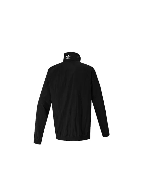 Куртка adidas originals ATM TT Stand Collar Athleisure Casual Sports Jacket Black — изображение 2 из 4, черный