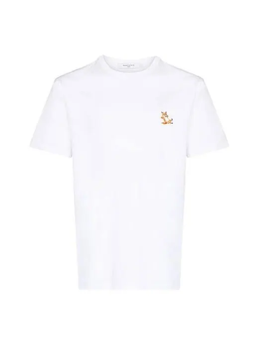 Футболка maison kitsune chillax fox patch classic t-shirt 'white' Puma — изображение 1 из 4, белый