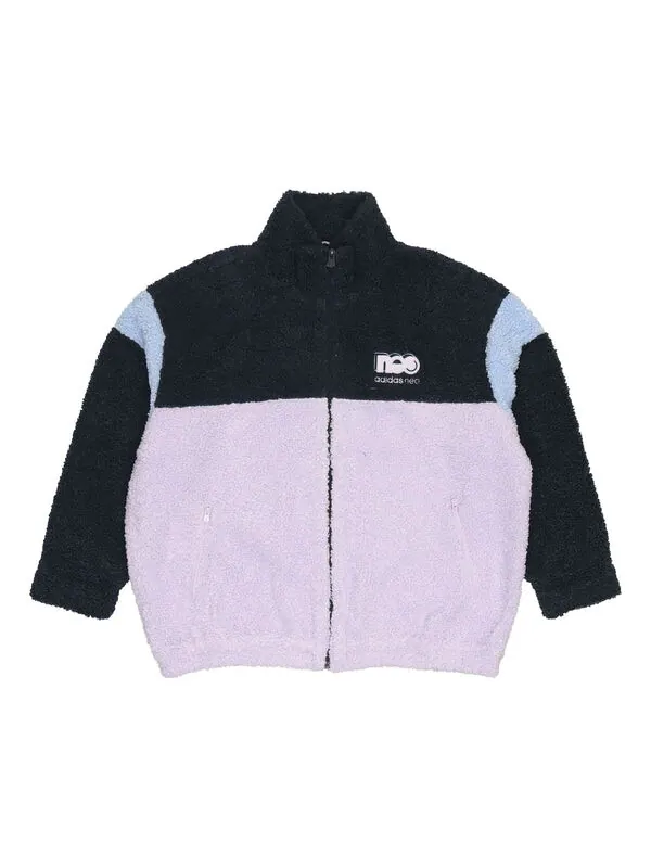Куртка нео флисовая куртка Adidas — изображение 1 из 3, фиолетовый/черный