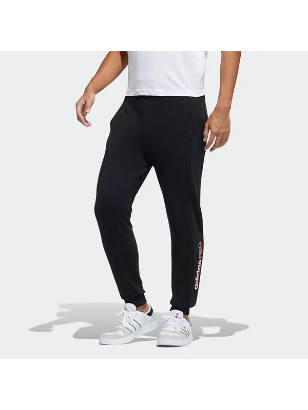Спортивные штаны adidas neo M BRLV PNT 2 Bundle Feet Sports Long Pants Black — изображение 2 из 4, черный