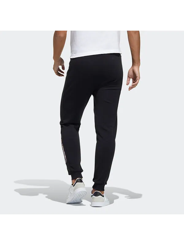 Спортивные штаны adidas neo M BRLV PNT 2 Bundle Feet Sports Long Pants Black — изображение 3 из 4, черный