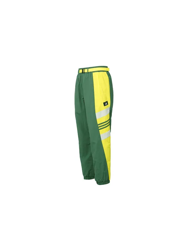 Спортивные штаны adidas Ub Pnt Wv Cb Contrast Color Stitching Casual Sports Long Pants Green — изображение 2 из 4, зеленый