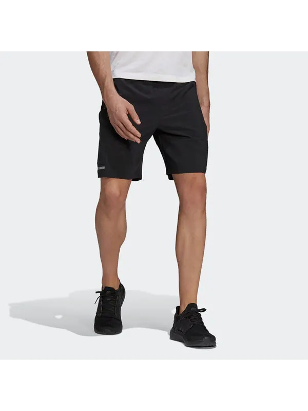 Шорты th шорты wv id спортивные тканые Adidas — изображение 2 из 4, черный