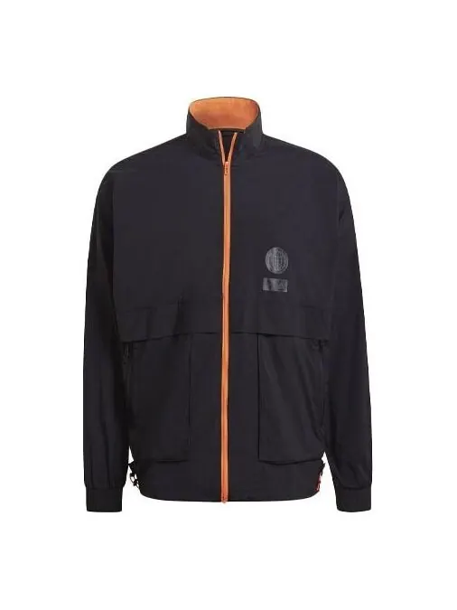 Куртка ub wb astro sports ветрозащитная куртка с воротником-стойкой Adidas — изображение 1 из 4, черный