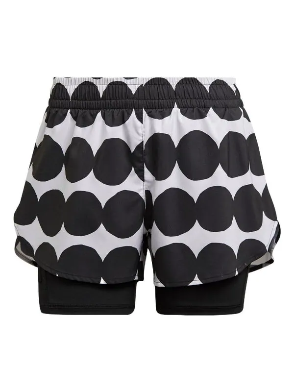 Шорты x marimekko marathon 20 шорты Adidas — изображение 1 из 3, черный/белый
