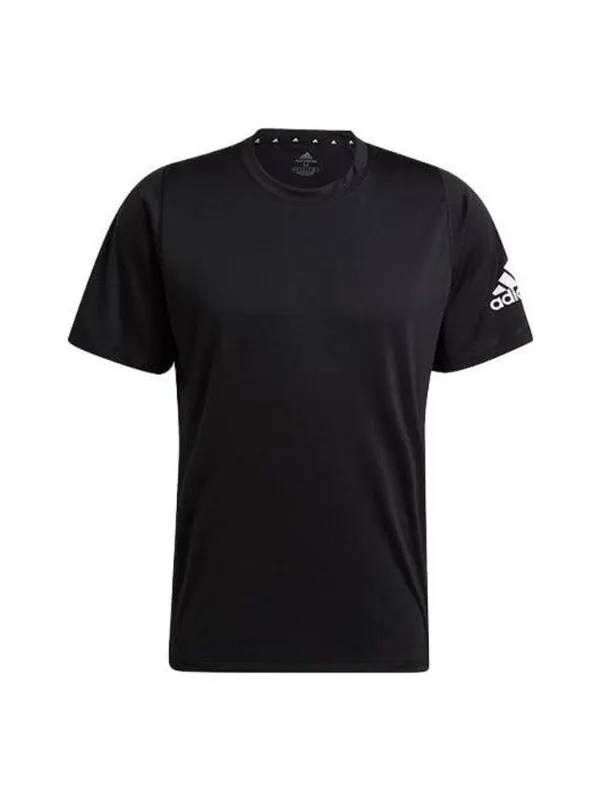 Футболка freelift ultimate aeroready d2m футболка Adidas — изображение 1 из 2, черный/белый