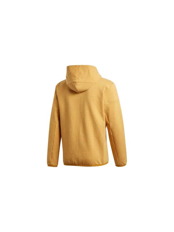 Куртка adidas Zne Fz M Winter Solid Color Fleece Lined Stay Warm Hooded Jacket — изображение 2 из 2, золото