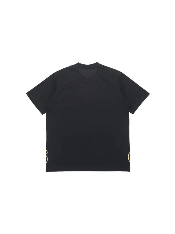 Футболка u big logo t sports stylish printing round neck short sleeve black Adidas — изображение 2 из 4, черный