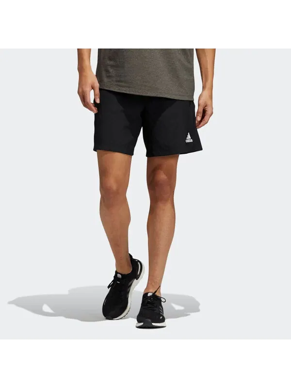Шорты aerormotion casual breathable sports woven lacing shorts black Adidas — изображение 2 из 4, черный