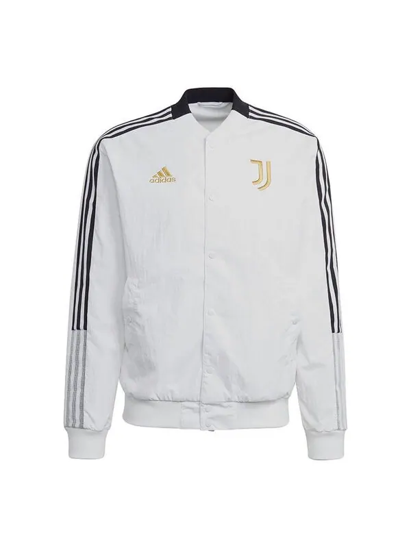 Куртка adidas Series Juve Cny Bomber Juventus Soccer/Football Sports Printing Jacket White — изображение 1 из 4, белый