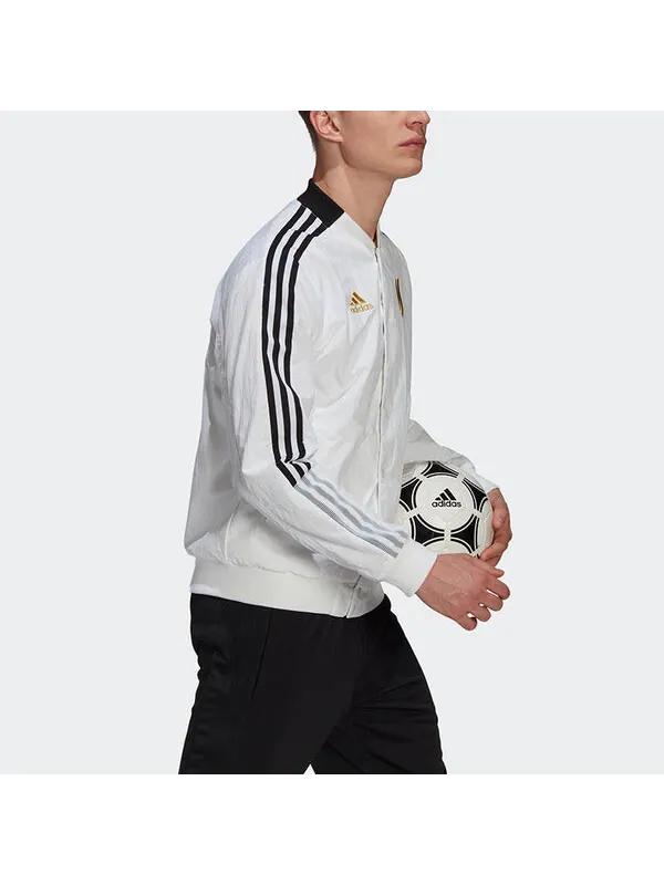 Куртка adidas Series Juve Cny Bomber Juventus Soccer/Football Sports Printing Jacket White — изображение 4 из 4, белый