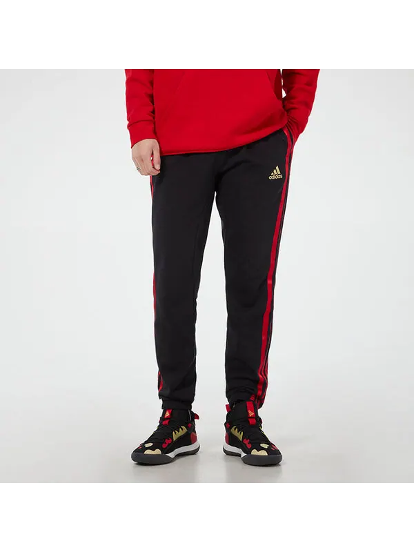 Спортивные штаны adidas Cny Spt Pant Knit Casual Long Pants Black — изображение 3 из 4, черный