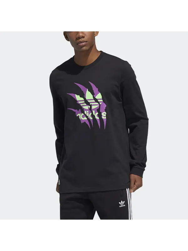 Толстовка originals limited sports round neck black Adidas — изображение 2 из 4, черный