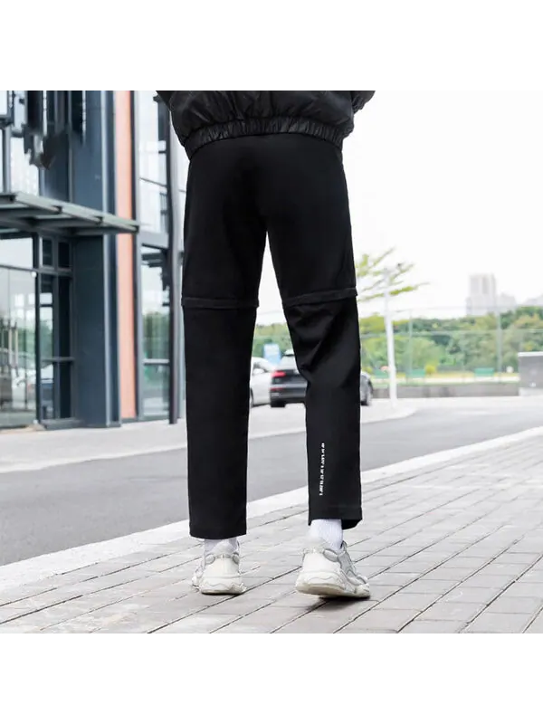 Спортивные штаны adidas originals Snow Mountain Series Retro Casual Sports Long Pants Black — изображение 4 из 4, черный
