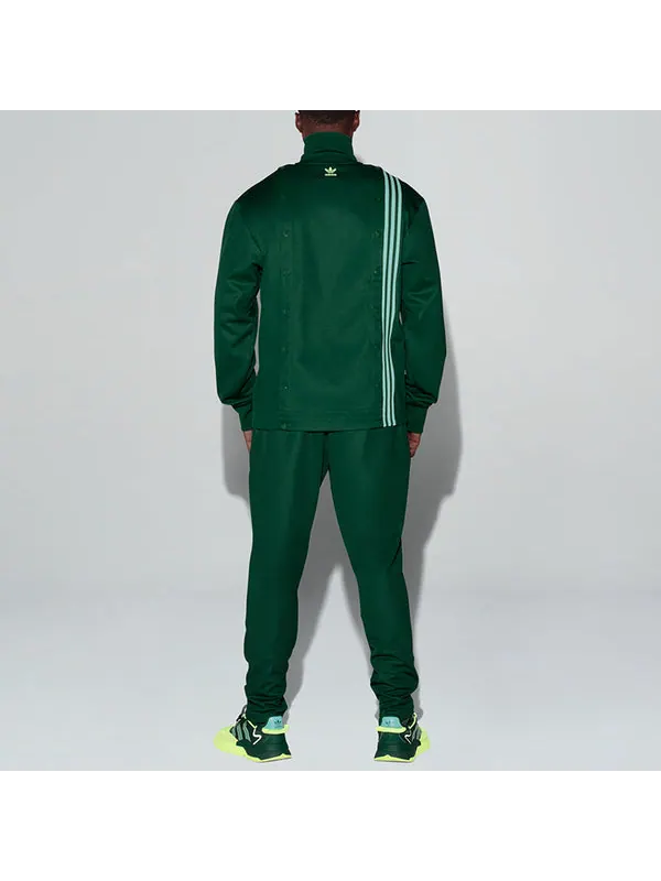 Куртка adidas originals x IVY PARK Crossover Stripe Sports Jacket Couple Style Grass Green — изображение 4 из 4, зеленый
