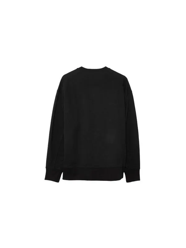 Толстовка men's y-3 ss21 logo round neck pullover black Adidas — изображение 2 из 4, черный