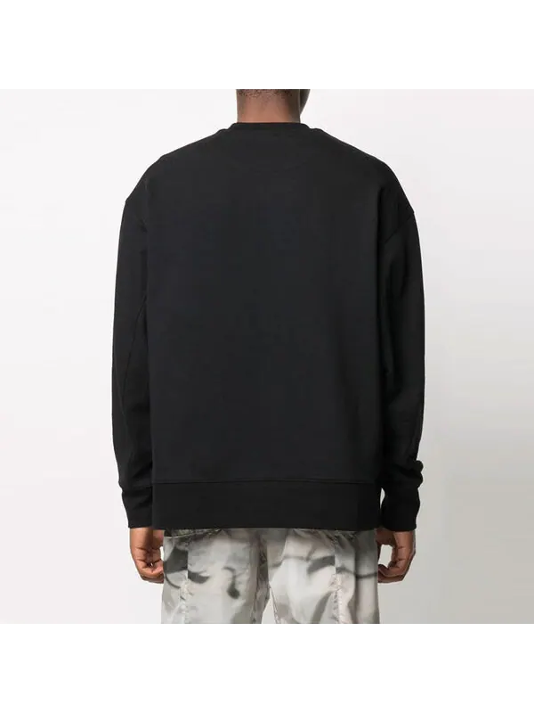 Толстовка men's y-3 ss21 logo round neck pullover black Adidas — изображение 4 из 4, черный
