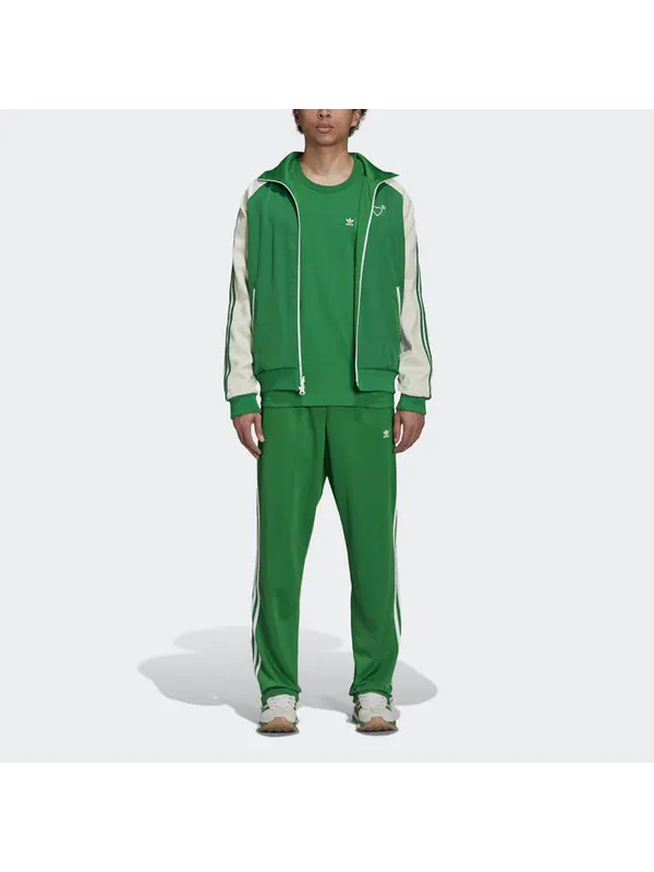 Футболка originals x human made crossover printing pattern casual sports short sleeve green Adidas — изображение 3 из 4