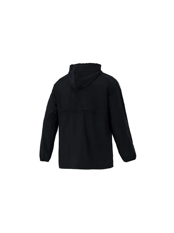 Куртка Men's adidas 3s Wb Training Sports Hooded Logo Jacket Autumn Black — изображение 2 из 4, черный